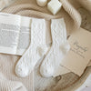 Hochwertige Wollsocken mit Muster für Damen