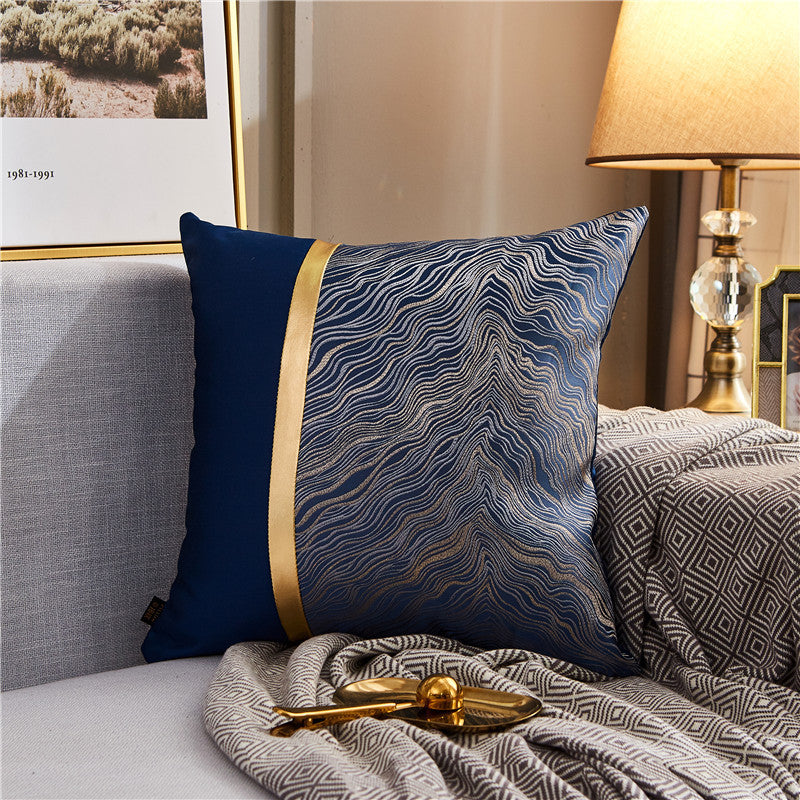 Zierkissenhülle Light Luxury mit Goldprägung - Elegante Kissenbezüge