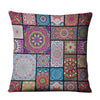 Boho Leinen - Kissenhülle (45x45 cm) – ohne Kern