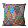 Boho Leinen - Kissenhülle (45x45 cm) – ohne Kern