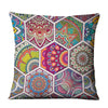 Boho Leinen - Kissenhülle (45x45 cm) – ohne Kern