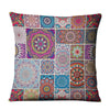 Boho Leinen - Kissenhülle (45x45 cm) – ohne Kern