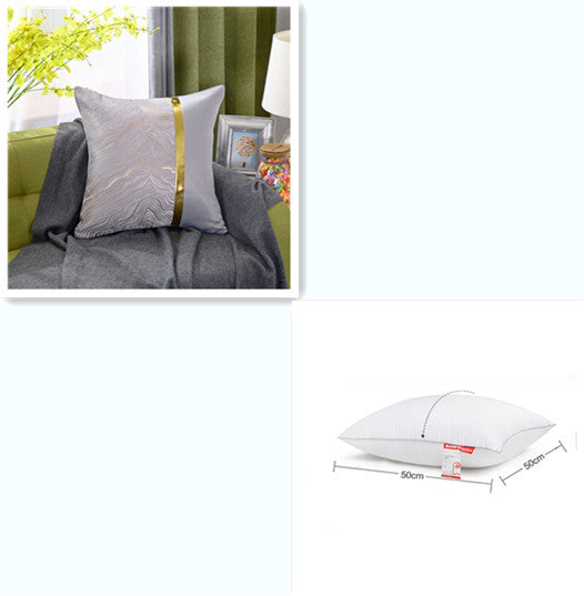 Dekorative Zierkissenhülle 45x45 cm - Light Luxury Stil