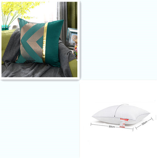 Zierkissenhülle Light Luxury mit Goldprägung - Elegante Kissenbezüge