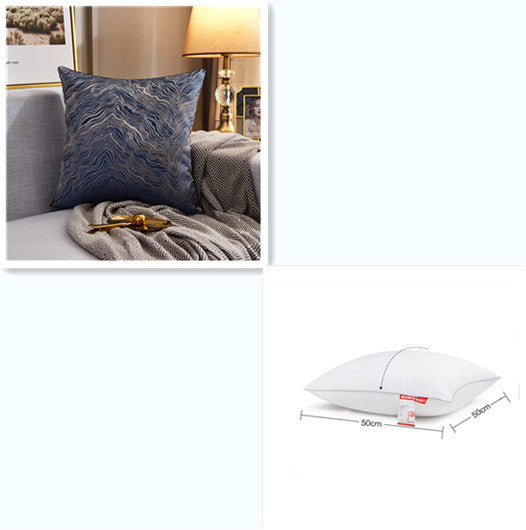 Zierkissenhülle Light Luxury mit Goldprägung - Elegante Kissenbezüge