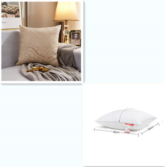 Zierkissenhülle Light Luxury mit Goldprägung - Elegante Kissenbezüge