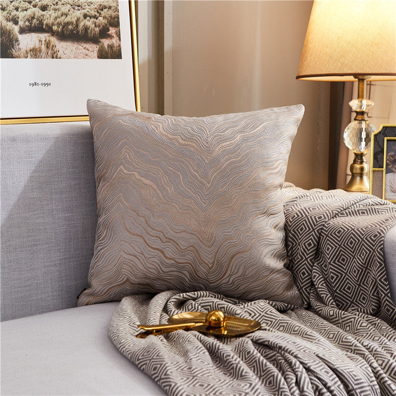 Zierkissenhülle Light Luxury mit Goldprägung - Elegante Kissenbezüge