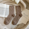 Gemusterte Damen-Wollsocken - Produktdetail