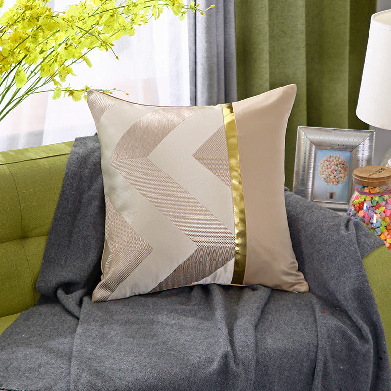 Zierkissenhülle Light Luxury mit Goldprägung - Elegante Kissenbezüge