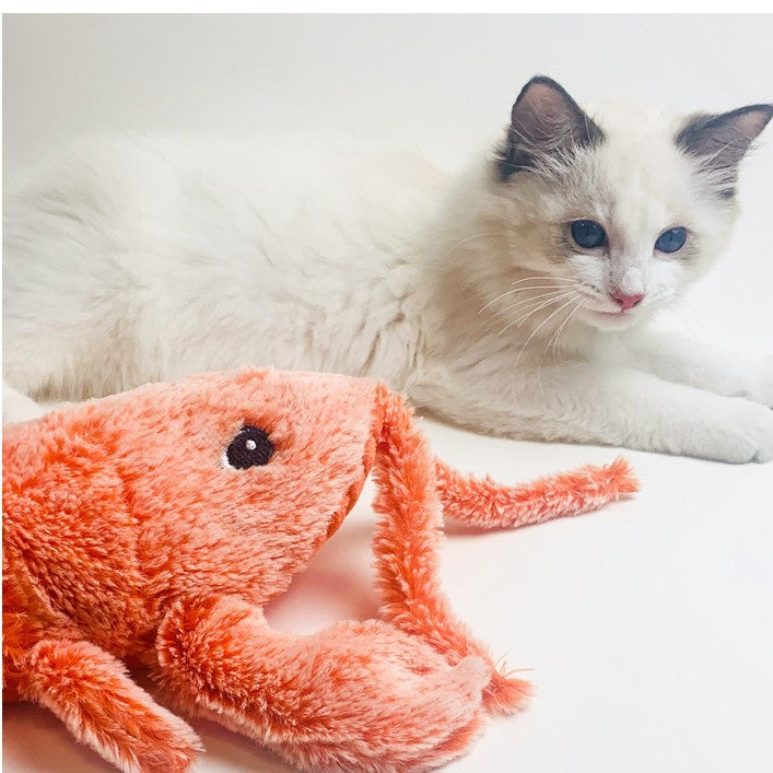 Elektronisches Katzenspielzeug „Jumping Shrimp“
