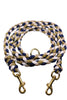 Paracord Hundeleine Deichkind olivgrün robust und wetterfest - Handgefertigte Outdoor-Hundeleine