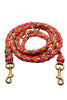 Elegante Paracord Hundeleine Amy verstellbar 220cm - Perfekt für modebewusste Hundebesitzerinnen