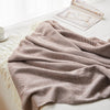 Kuschelige Acryl-Decke mit Fischgrätenmuster - Perfekt für Sofa und Bett
