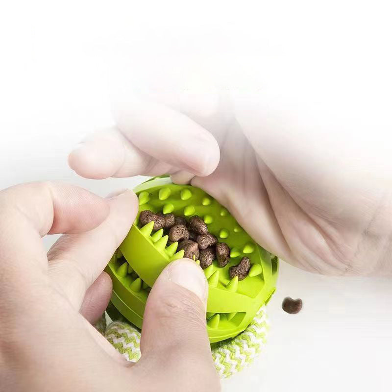 Interaktiver Snackball mit Hanfseil
