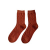 Warme Damen-Wollsocken mit klassischem Muster